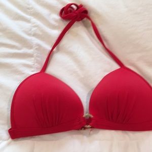 Red bikini top